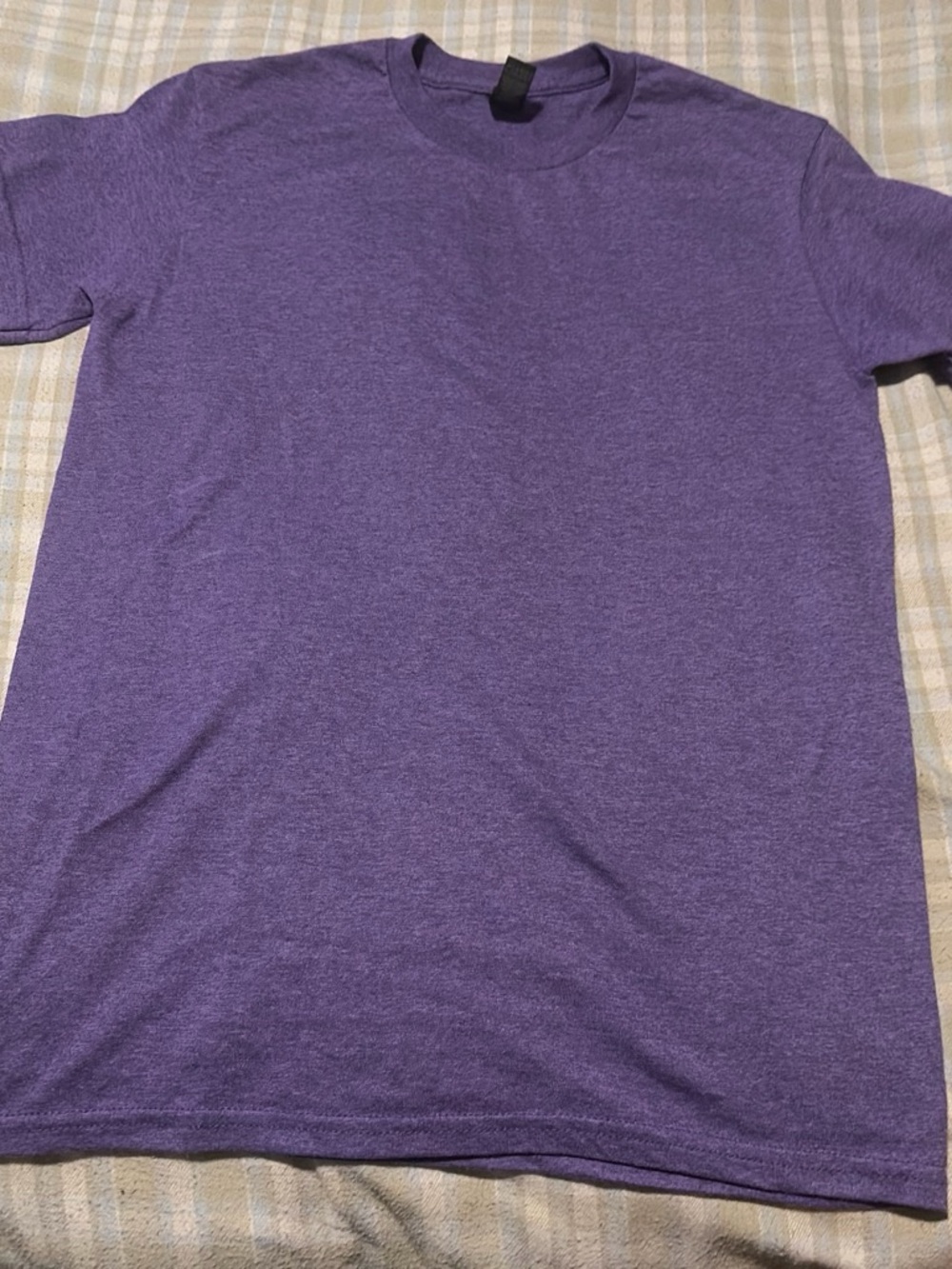 Gildan Heather Purple Crew Neck Tee - Men's Short Sleeve